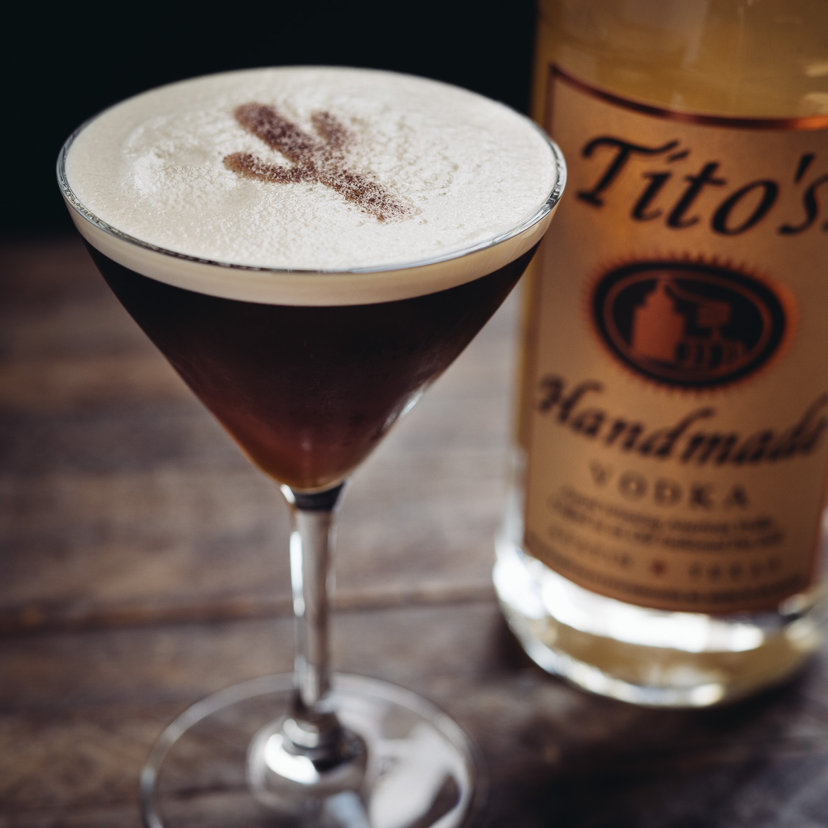 Tito's Canela Cold Brew Martini